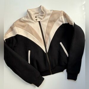 MOTHER THE BIG 'M' CHEVRON JACKET IN TOKYO DRIFT SZ SMALL (NWOT)